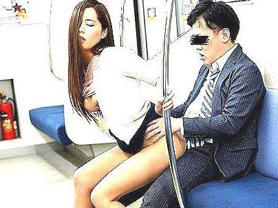 ＜最終電車！＞「凄いイイの…」電車でパンチラ誘惑！巨乳お姉さんとガチファックしちゃうゾ！！