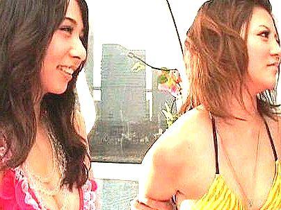 ＜逆ナンパ！＞「私たちと…♡どう？」巨乳ボインイケイケＧＡＬコンビ！逆ナンパしてやっちゃうぞ！！