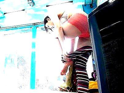 ＜マジックミラー号！＞「着替えも・・・盗撮、ヒヒヒ・・・」巨乳おっぱいアパレル店員！ＭＭ号でエチエチ持ち込まれるぞ！