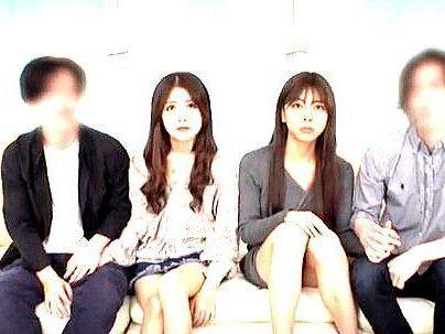＜NTR企画！＞「彼のより・・スゴイノ！」素人のダブルカップルゲット！彼女を交換エロ企画でやっとるぞ！！