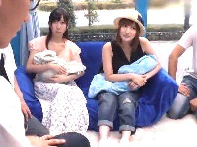＜マジックミラー号！＞「この後奥さん・・・」幸せいっぱいの子連れママ！シングルパパ相手とやるぞ！！