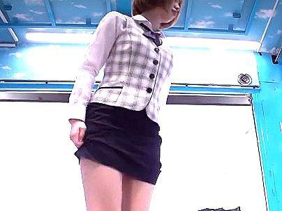＜マジックミラー号＞「黒タイツ・・・エッロ！」ボーイシュ美脚のお姉さんOL！MM号でえちえちに発展シチャウゾ！！
