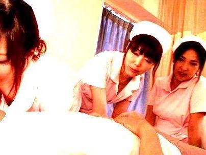 ＜痴女ナース！＞「ほらほら…♡」淫乱すぎる痴女看護師3人達！童貞患者・・・食っとるぞ！！！