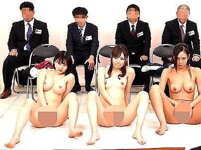 ＜面接！＞「いや～ん、恥ずかしいの…」新卒女子たちが面接！！勿論セクハラ面接で種付け膣内発射中出しになっとる！！