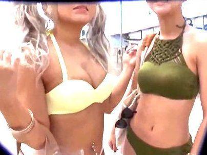 ＜マジックミラー号＞「海でＧＡＬ・・・ゲット！」ボインのビキニ女子確保！MM号で彼持ちがNTRファック持ち込まれる！！