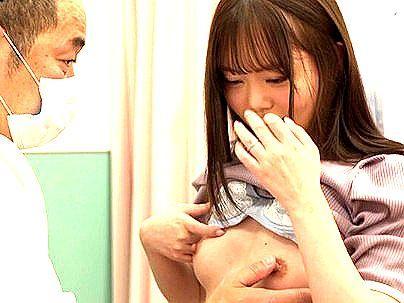 ＜え？ダメです…！＞「マン毛・・・ボーボーボ！！」ギャップがエッロイ清楚な若妻！エロい医者にセクハラ行為でNTR！！