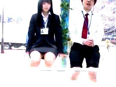 ＜同僚と温泉体験！＞【気持ちいいね…♡】一般人の男女同僚がマジックミラー号でガチファックまで見せちゃう！！！