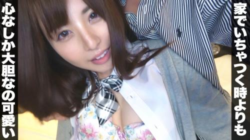 【なな/制服エッチ】もはや顔面国宝！可愛すぎる女の子がバイト先の先輩と人生初ホテルでイチャラブSEX！