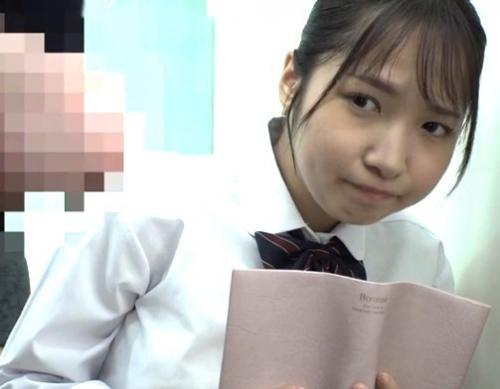 チンポ見せつけ痴漢｜気弱なポニテ制服JK娘を車内でイタズラしてハメ犯しちゃう中年おじさん