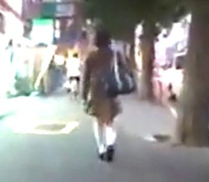 粘着痴漢×JK強姦｜下車後も公衆便所で種付けレイプされるロリ美少女