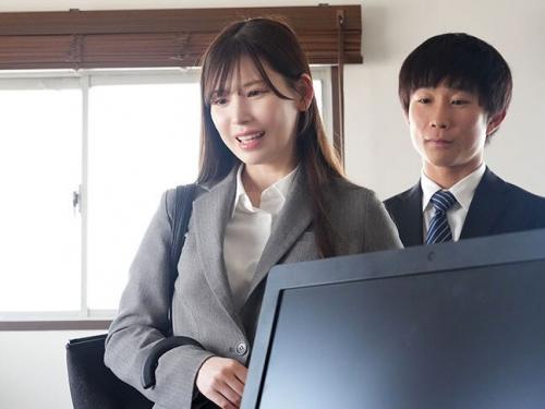 【相部屋NTR】出張先で童貞をからかった部下に襲われた女上司...必死さに根負けして筆おろししながら絶倫チンポでイカされる