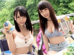 【ナンパ企画】キャンプ場にてエロ女学生発見！！ひとしきり遊んだ後は宿に連れ込み乱交FUCK！！ピチピチスケベボディ満喫ｗｗ