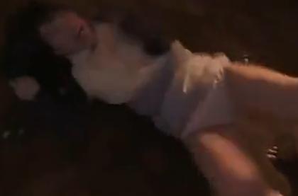 泣き叫ぶ巨乳人妻を容赦なく