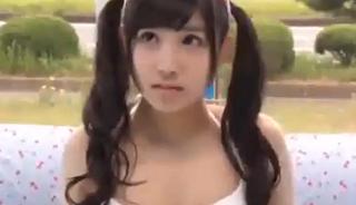 『マジックミラー号』夏の海でみつけた10代水着美少女に童貞のフリした絶倫男が激ピストン！