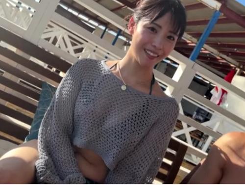 【人妻】海に1人で来ていた人妻をナンパ！早漏旦那に満足できていないようで！？脱いだら巨乳おっぱいの奥さんと不倫セックス！