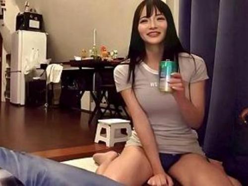 [カップル]交際４ヶ月！自慢の巨乳彼女と自宅で宅飲み泥酔『Hしよ？♡』イチャラブハメ撮りセックスの一部始終