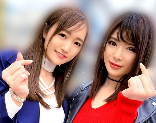 2人だと貞操観念が崩壊しがち！？美爆乳の高身長神スタイル美女&美乳巨乳のえちえちスタイル美女の爆振SEXは最高！!