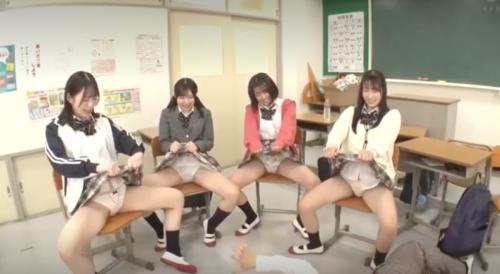 【天馬ゆい・皆月ひかる・宮沢ちはる・真白みのり・水卜麻衣奈】美少女4人と催眠洗脳中出し5Pハーレムエロ動画