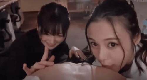 【吉高寧々・本田もも】痴女OL2人と童貞が乳首責め3PハーレムアダルトAVエロタレ用エロ動画♡