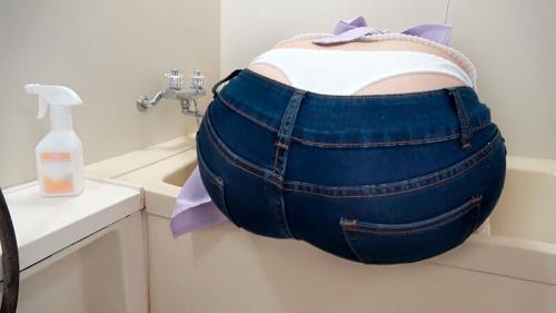【濃密性交×巨乳】目を閉じたまま濡れてしまうほどに..エロBODYなでか尻家事代行叔母さんに誘惑されていく!!
