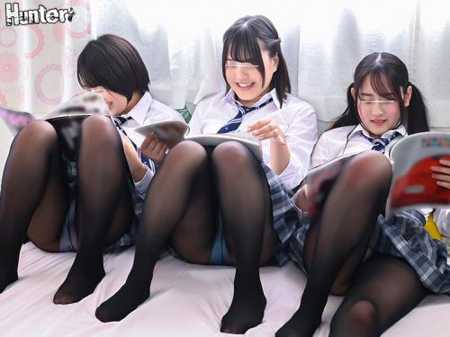 【JK×美乳】その声が耳に届くたびに心が焦がれるほどに..甘美BODYな黒パンスト美少女JKとの情熱的ファック!!