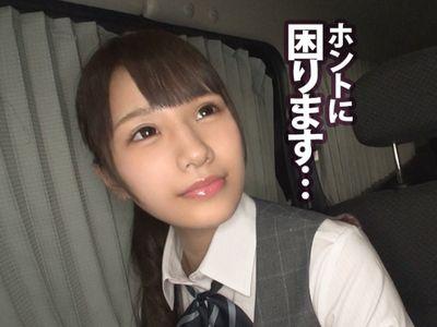 『ダメ…ですよ…』職場へ無許可で出向いてAV撮影するエロ企画⁉事務職お姉さんが会社の傍の車内でスーツ着衣エロセックス！
