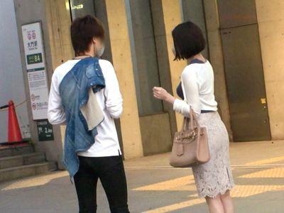 【素人ナンパ】仕事帰りに捕まえた三十路美魔女美女お姉さん！真面目な清楚秘書がイケメンチンポで乱れるエロエロセックス企画！