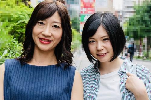 【母娘ナンパ】見たことあるかも…ショッピング中の仲良し母と娘をゲットしホテルで親子と生セックス