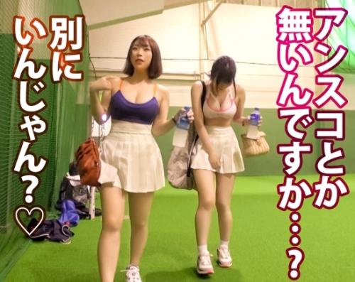 エロいスーポーツ女子を紹介してもらう企画！最近性欲が溜まりすぎて（照）バトミントン巨乳女子「まな24歳」「えれん24歳」