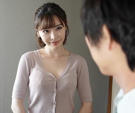 ［深田えいみ×巨乳］エロ度満開でヌルヌルになったマ●コにずっぽりハメられる美乳美女奥さん
