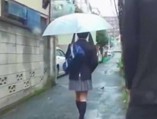 【号泣JK】可愛い女子を見つけたので尾行…怯えてガチ泣きするロリ少女のツインテを掴んで強制イマラ・強烈ピストン《レイプ》