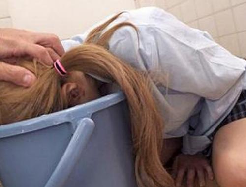 【ロリギャルJK】中出し20連続！水責めされて号泣する激かわ少女、可愛い女子に容赦ない首締め中出し《レイプ》松本いちか