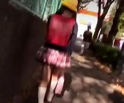 【小○生】下校中のランドセル女子にグルーミング！まだブラもしていないようなロリっ子の体を堪能してゴムなし挿入《レイプ》
