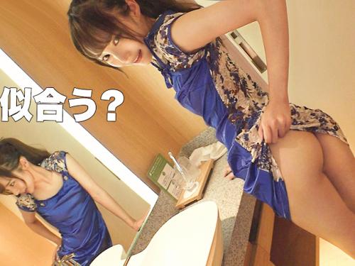 ＜ドM美少女×ハメ撮り＞敏感乳首スレンダー★貧乳プリ尻！超美スタイル美顔カフェ店員さん※ガクブル痙攣ま◯こでド変態交尾！