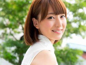 清楚なお嬢様風のルックスなのにまさかの淫乱！福岡出身現役女子大生が赤面ＡＶデビュー♥