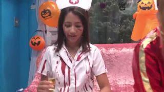 ハロウィンで浮かれてる素人ギャルをナンパ！！