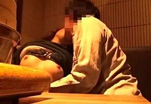 【ガチ個人撮影】個室居酒屋で始まっちゃった素人