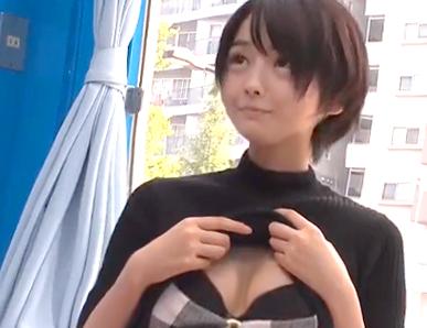【MM号/素人ナンパ】笑顔が可愛いボーイッシュ美少女キターーッｗ偽童貞くんに懸命ご奉仕➡鬼突き止まらずエビ反り痙攣アクメｗ